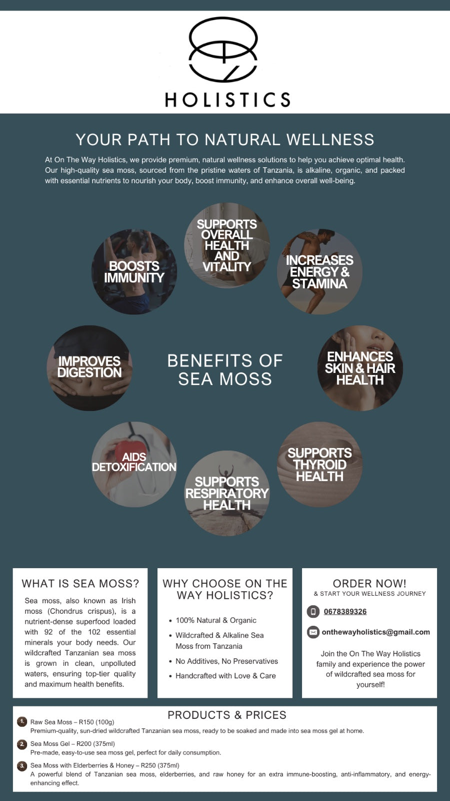 Organic Seamoss Gel - Elderberry & Honey